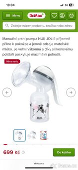 Manuální odsávačka mateřského mléka - 3