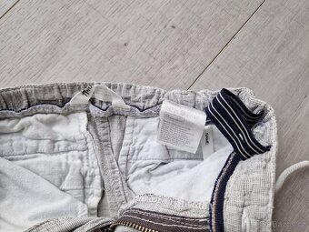 Lněné kraťasy/šortky, H&M, vel.110 - 3