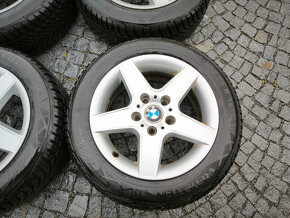 Litá kola 5x120 R16, zánovní zimní pneu 205/55/16 - 3