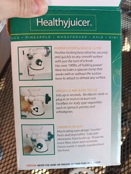 Odšťavňovač Healthyjuicer - 3