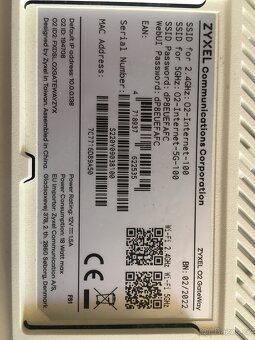 Predam o2 zyxel gateway - 3
