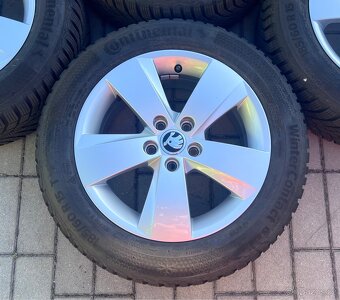 Fabia, Rapid - 15" Mato + zimní 185/60 Continental 9mm - 3