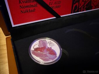 Luxusní etue Lunar III + mince 1oz Rok myši 2020 - 3