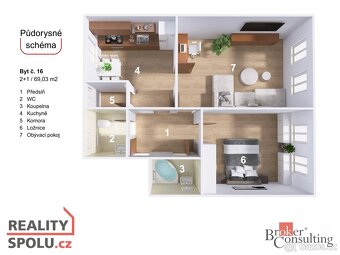 Prodej, byty/2+1, 69 m2, 1. máje 239, 46334 Hrádek nad Nisou - 3