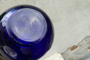 Skleněná autorská váza Rony Plesl, signovaná - 3