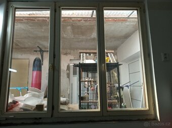 Dřevěná 3dílná okna - 3