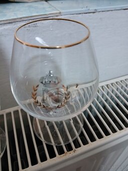 RETRO SKLENICKY NA  VINO - 3