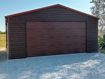Plechová garáž 5,8x6m - 3