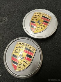 Porsche středové krytky 76mm, poličky "Nový typ " - 3