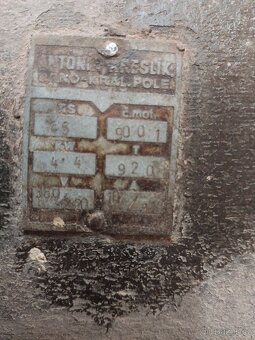 Historický elektromotor 380V - 3