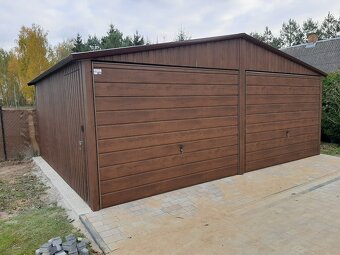 Plechová garáž 6x5m - 3