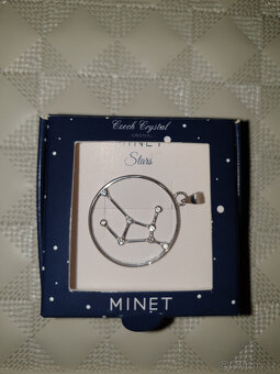 Minet Virgo stříbrný přívěšek Ag 925 CZ křišťál - 3