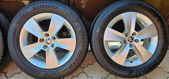 Originál alu Škoda SCALA 5x100 205/60 R16 - letní pneu - 3