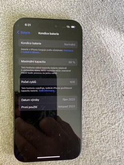Prodám Apple iPhone 15 pro 128GB - 3