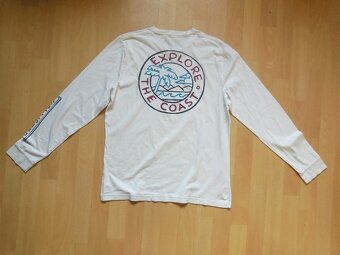 pánské Hollister světlé  tričko , dl.ruk, nápis 52/L - 3