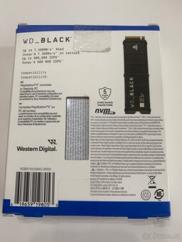 SUPER RYCHLÝ  PS5 Western Digital Black SN850P 1TB - 3