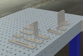 Svářecí svařovaci 3D stůl-příslušenstvý - 3
