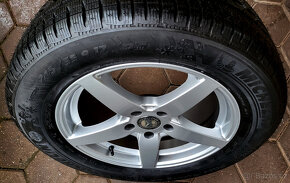 zimné alu R17 5x112 Mercedes S, + pneu Michelin 245/55, 0 km - 3