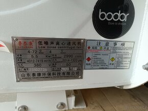 Odsavac prachu, pilin. Ventilátor BODOR - 3