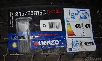 Pneu 215/65R 15C, Altenzo, nové nepoužité. - 3