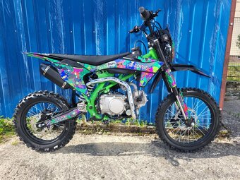 Pitbike APAQ 125ccm 17"/14" E-START + světlo - 3