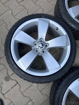 Letní sada originál alu kol Škoda Fabia 3 R17 - 3