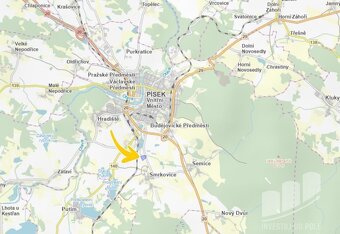 Prodej podílu 1/6 louky 10 638 m², Písek - Smrkovice - 3
