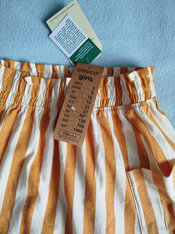 dívčí, pruhovaná sukýnka s kapsami, zn.Pepco - 3