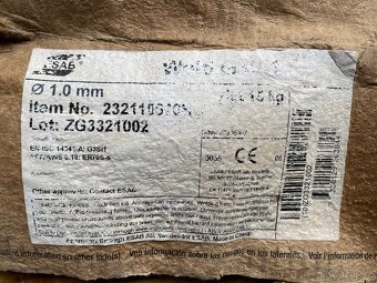 SVAŘOVACÍ DRÁT ESAB 1mm, 15kg - 3