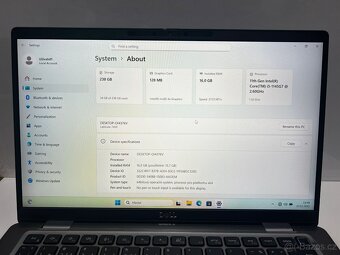 Dell Latitude 7420 – 16 GB RAM, Intel i5 11. gen, SSD 256 GB - 3