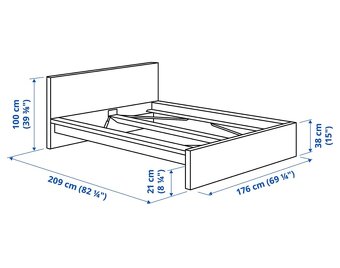 Postel IKEA Malm 160x200 - 3