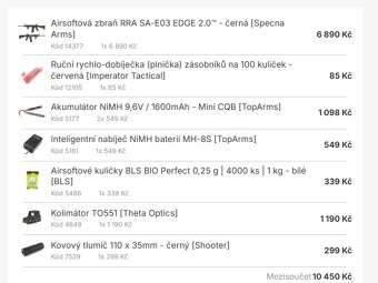 Airsoftová zbraň RRA SA-E03 EDGE 2.0 černá + příslušenství - 3