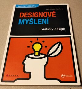 3x KNIHA PRO DESIGNÉRY - 100 věcí, Designové myšlení, Logo - 3
