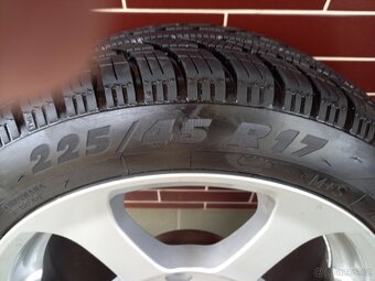 Prodám alu kola 5x120, 8Jx17 4 kusy. - 3