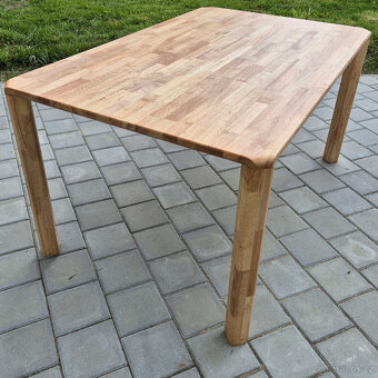Dubový jídelní stůl 148x94 - 3