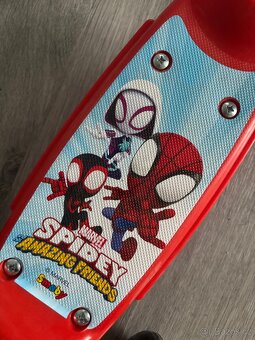 Koloběžka Spidey Smoby s výškově nastavitelnou rukojetí - 3