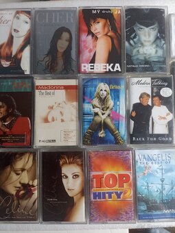 Kazety pop- Madonna, Jackson, Cher, Roxette, Modern talking - 3