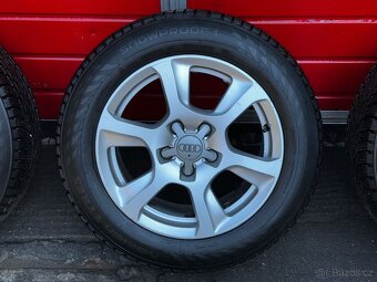 Original ALU kola Audi 16" 7,5J ET45 zimní pneu 205/60/R16 - 3
