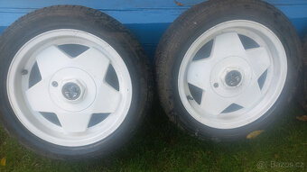 Bílá ALU kola Borbet 4J15 4x100 - 3