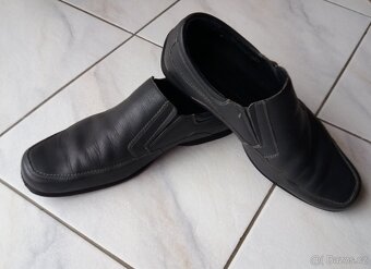 Pánské vycházkové kožené boty. Vel.43 - 3