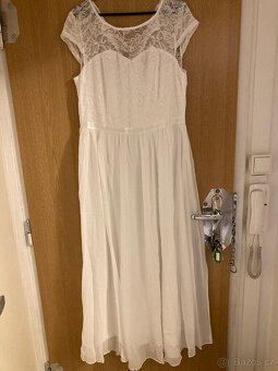 bílé svatební šaty vel 40 - 3