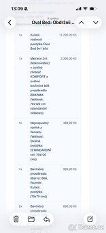 ✨ Oval Bed 9v1 – kompletní set, TOP stav ✨ - 3