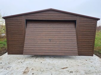 Plechová garáž 5x6 m - 3