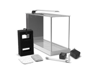 Bílé  designové akvarium fluval - 3