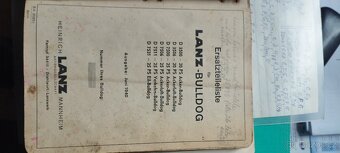 Traktor Lanz bulldog originál seznam dílů - 3
