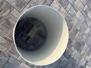 Nástavec komínku plastové jímky 50 cm a poklop - 3