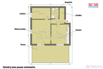 Pronájem bytu 2+1, 65 m², Hořovice, ul. Pod Nádražím - 3