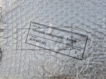 zadní nárazník Škoda Felicia combi před FL do 12/97 6U980742 - 3