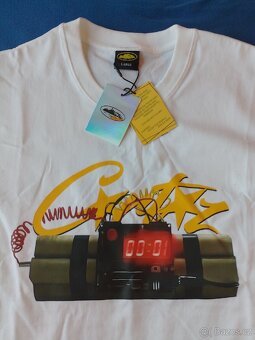👕 Tričko Corteiz "Times Up Btch" – vel. L – bílé - 3