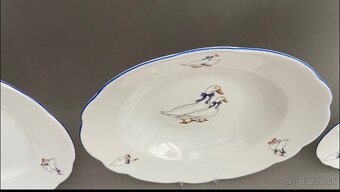 Nová Talířová souprava husy pro 6 osob, 18 dílná, - 3